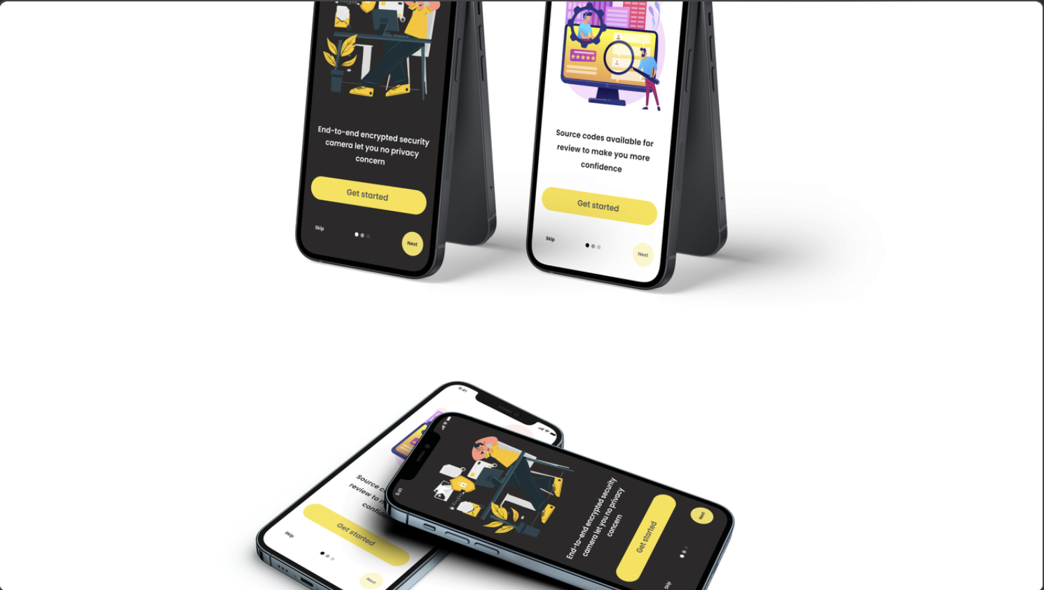 Onboarding and mobile dashboard design.